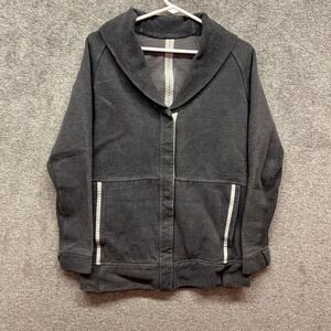 Lululemon Yin to my Yang Gray Shawl Collar Jacket Size S? Lightweight Athleisure